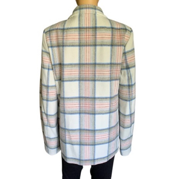 LANDSEND Women’s Stand Collar Plaid Jacket - Picture 13 of 16
